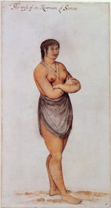 Secoton的印度女人 作者 约翰怀特